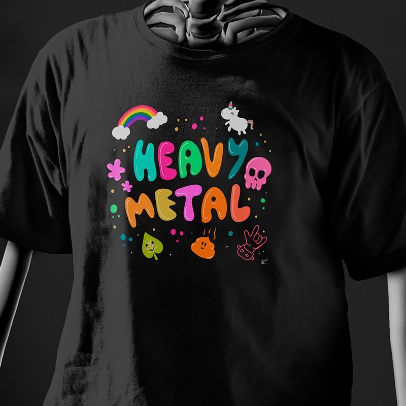 Camiseta Heavy Metal