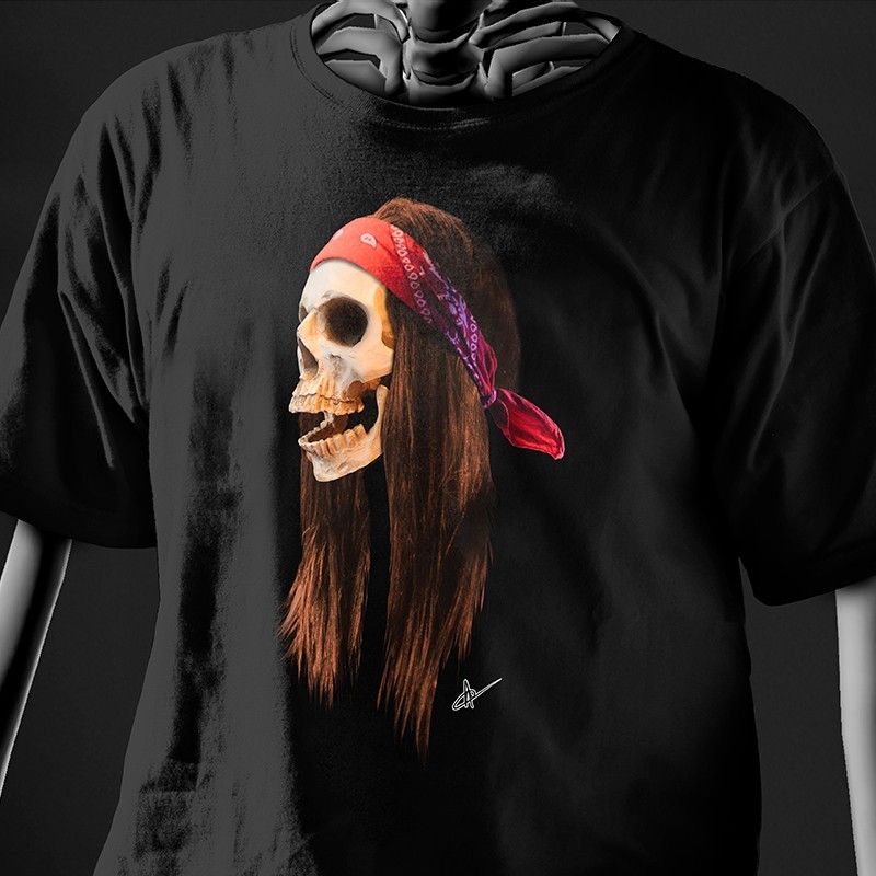 Camiseta Rose Skull